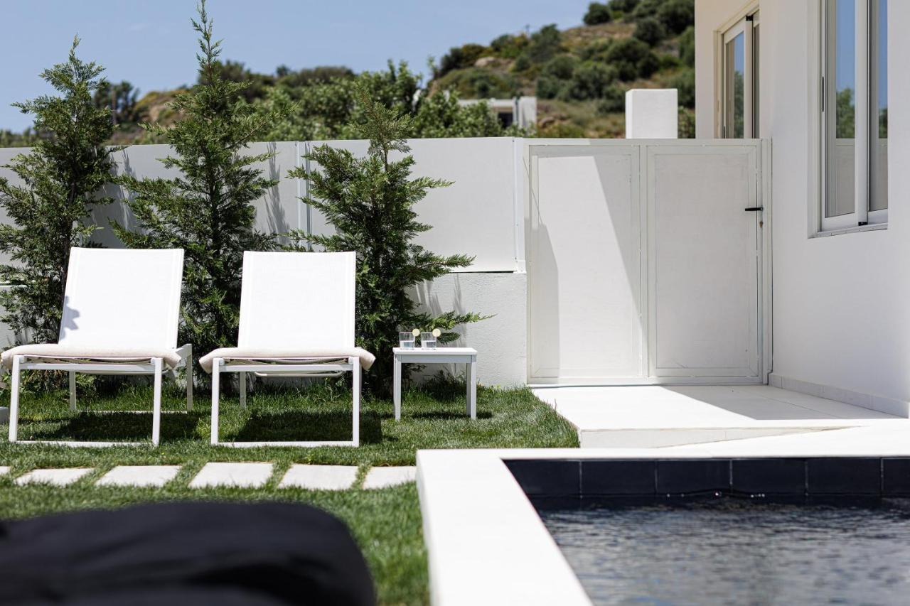 Modern Villa Casa Filo Verde With Private Pool & Bbq,200M From The Beach Plakias Extérieur photo