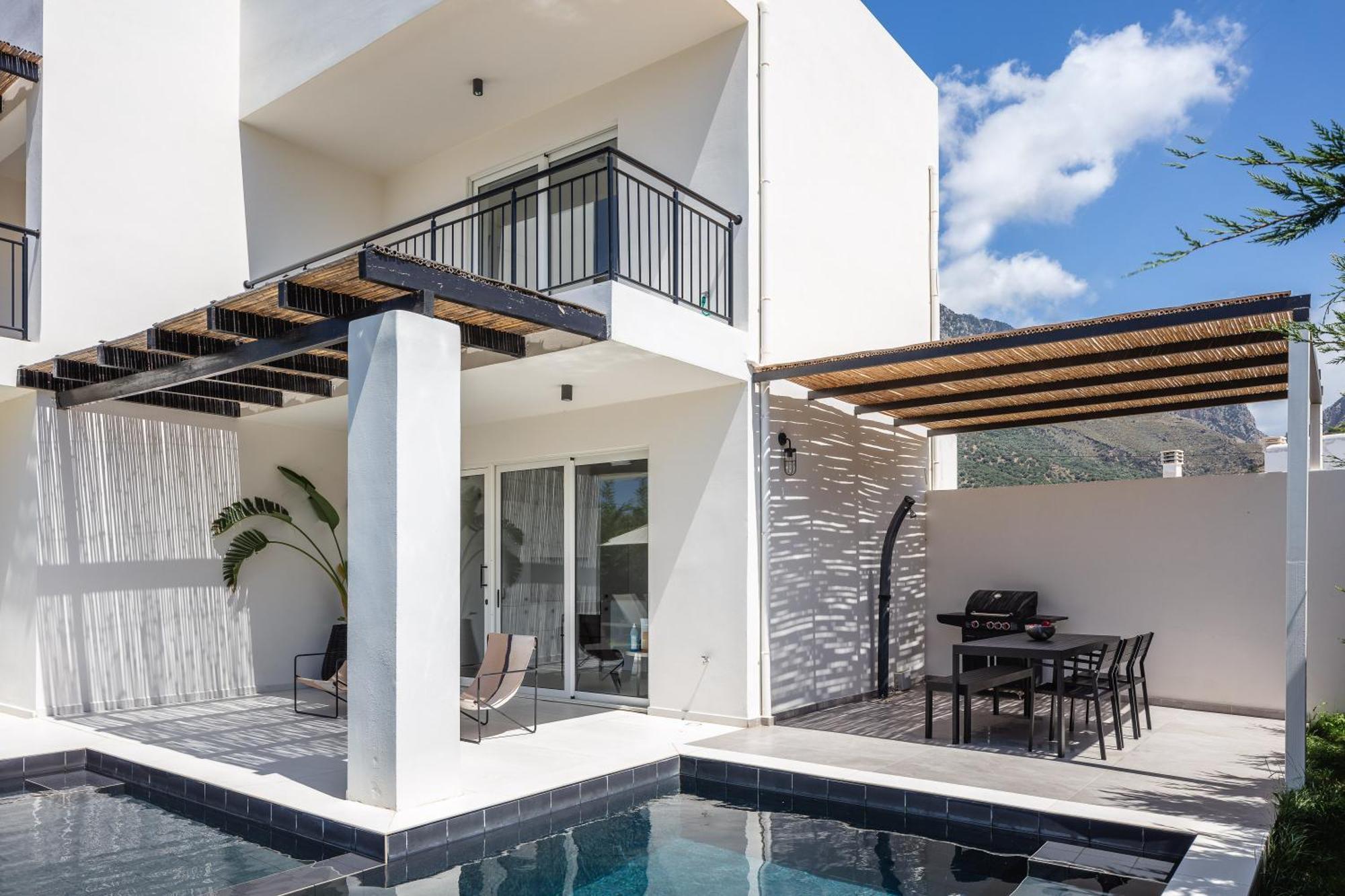 Modern Villa Casa Filo Verde With Private Pool & Bbq,200M From The Beach Plakias Extérieur photo